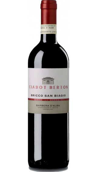 Bottle of Ciabot Berton Barbera Bricco San Biagio 2017 wine 750 ml