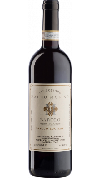 Bottle of Mauro Molino Barolo Bricco Luciani 2016 wine 750 ml