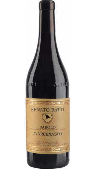 Bottle of Renato Ratti Barolo Marcenasco 2017 wine 750 ml