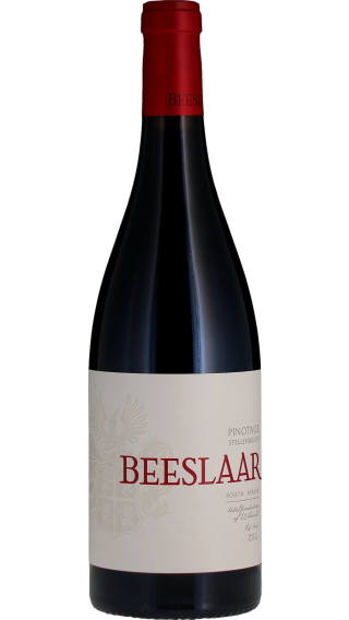 Bottle of Beeslaar Pinotage 2019 wine 750 ml