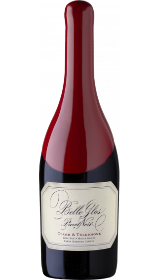 Bottle of Belle Glos Clark & Telephone Pinot Noir 2015 wine 750 ml