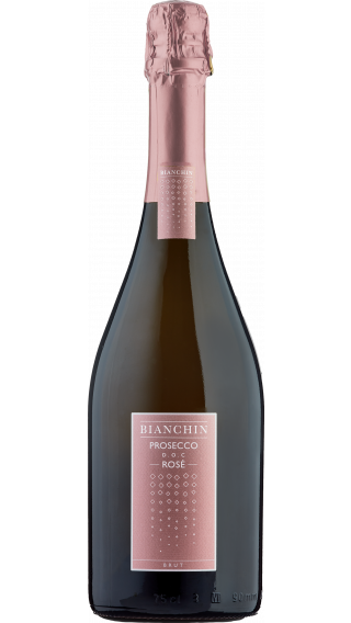 Bottle of Bianchin Asolo Prosecco Rose Brut 2020 wine 750 ml
