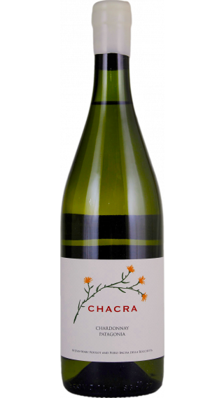 Bottle of Bodega Chacra Chardonnay 2020 wine 750 ml