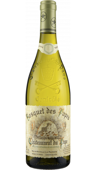 Bottle of Bosquet des Papes Chateauneuf Du Pape Blanc Tradition 2019 wine 750 ml