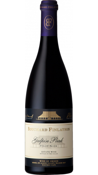 Bottle of Bouchard Finlayson Galpin Peak Pinot Noir 2018 wine 750 ml
