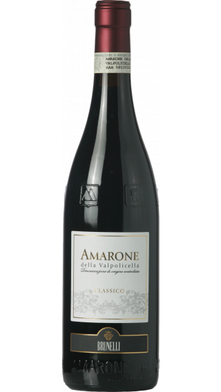 Bottle of Brunelli Amarone Della Valpolicella Classico 2017 wine 750 ml