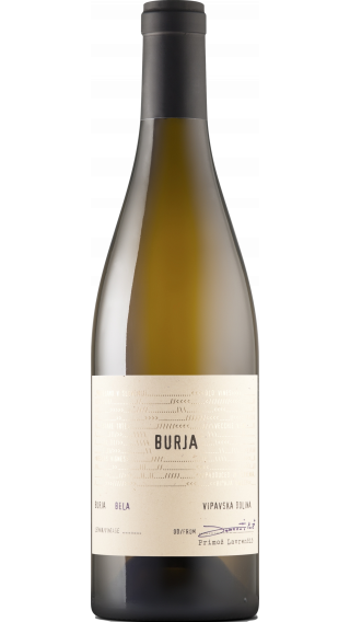 Bottle of Burja Bela 2018 wine 750 ml