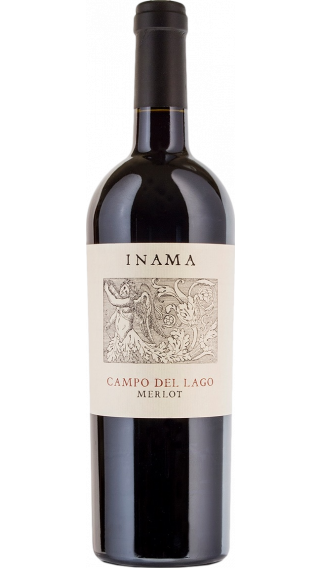 Bottle of Inama Campo del Lago Merlot 2015 wine 750 ml
