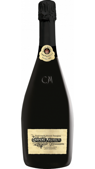Bottle of Carpene Malvolti 1868 Extra Dry Prosecco Superiore wine 750 ml