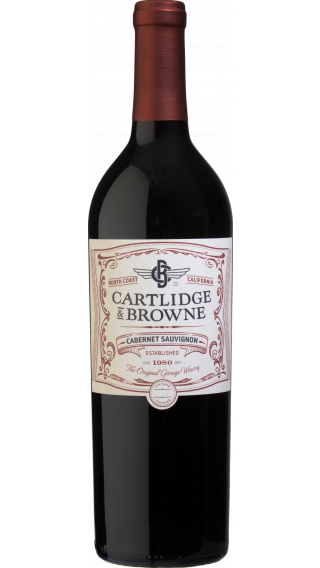Bottle of Cartlidge & Browne Cabernet Sauvignon 2015 wine 750 ml