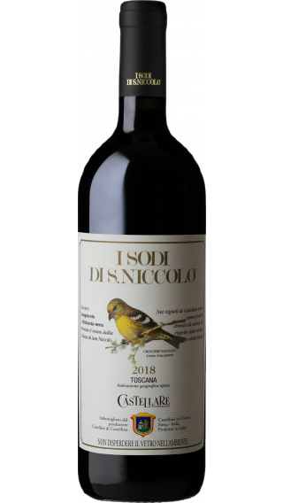 Bottle of Castellare di Castellina I Sodi Di San Niccolo 2018 wine 750 ml