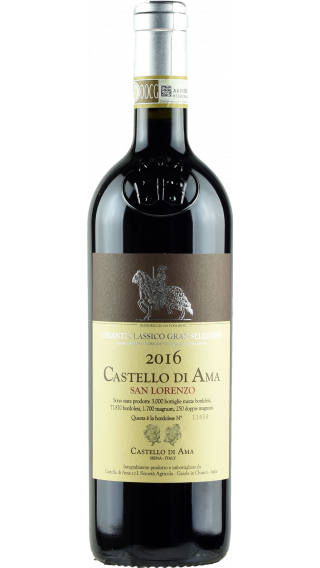 Bottle of Castello di Ama Chianti Classico Gran Selezione San Lorenzo 2016 wine 750 ml