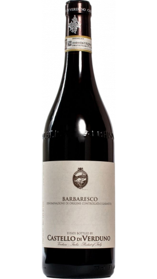 Bottle of Castello di Verduno Barbaresco 2016 wine 750 ml