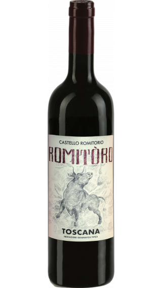 Bottle of Castello Romitorio Romitoro 2019 wine 750 ml