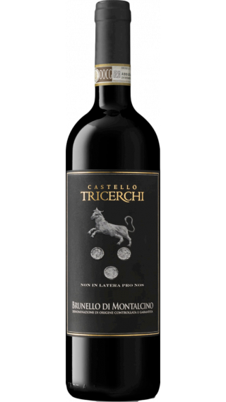 Bottle of Castello Tricerchi Brunello di Montalcino 2015 wine 750 ml