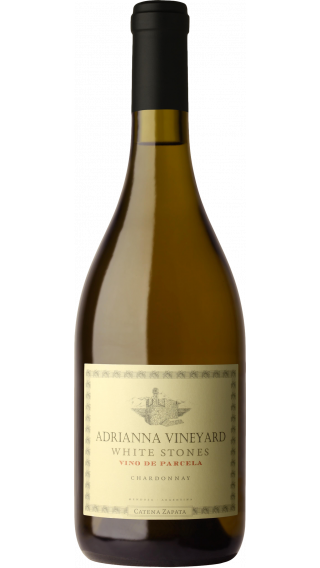 Bottle of Catena Zapata Adrianna Vineyard White Stones Chardonnay 2020 wine 750 ml