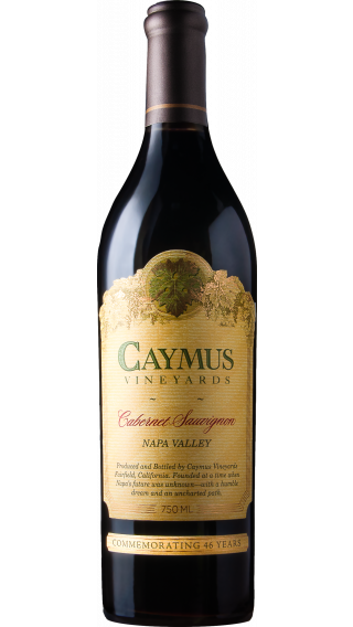 Bottle of Caymus Cabernet Sauvignon 2019 wine 750 ml