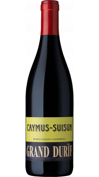 Bottle of Caymus Suisun Grand Durif 2018 wine 750 ml