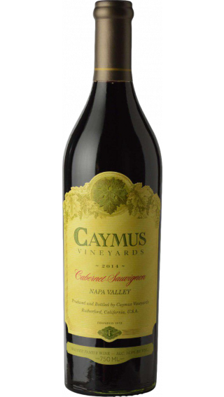Bottle of Caymus Cabernet Sauvignon 2014 wine 750 ml