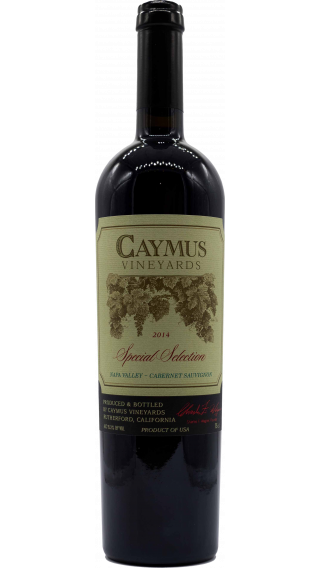 Bottle of Caymus Special Selection Cabernet Sauvignon 2014 wine 750 ml