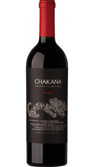 Bottle of Chakana Estate Selection Malbec 2019 wine 750 ml