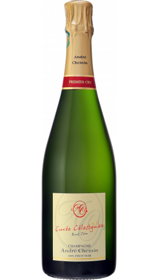 Bottle of Champagne Andre Chemin Cuvee Celestynka Zero Brut wine 750 ml
