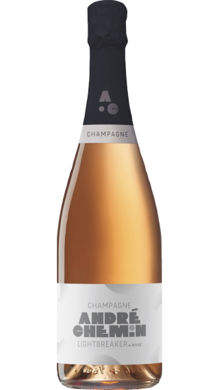 Bottle of Champagne Andre Chemin Lightbreaker Rose Brut wine 750 ml