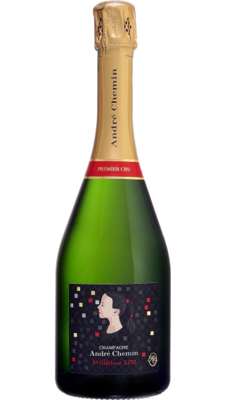 Bottle of Champagne Andre Chemin Premier Cru Millesime Brut 2012 wine 750 ml