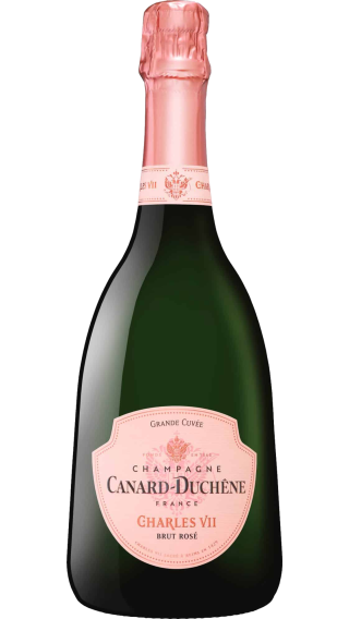 Bottle of Champagne Canard-Duchene Grande Cuvee Charles VII Rose wine 750 ml