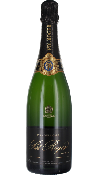Bottle of Champagne Pol Roger Vintage 2015 wine 750 ml