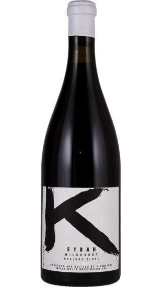 Bottle of Charles Smith K Vintners Milbrandt Syrah 2015 wine 750 ml
