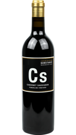 Bottle of Charles Smith Substance Powerline Cabernet Sauvignon 2017 wine 750 ml