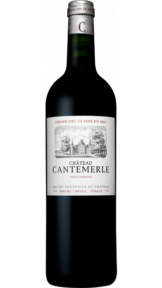 Bottle of Chateau Cantemerle Haut Medoc 2017 wine 750 ml