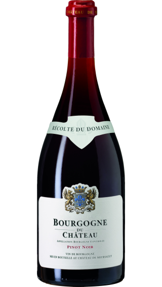 Bottle of Chateau de Meursault Bourgogne Pinot Noir 2022 wine 750 ml