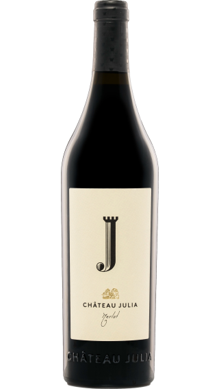 Bottle of Costa Lazaridi Chateau Julia Merlot 2022 wine 750 ml