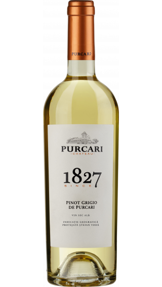 Bottle of Chateau Purcari Pinot Grigio de Purcari 2020 wine 750 ml