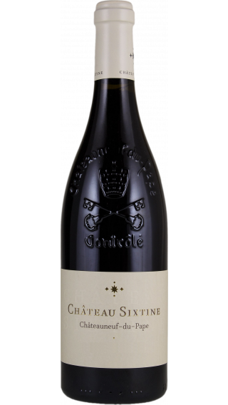 Bottle of Chateau Sixtine Chateauneuf Du Pape 2018 wine 750 ml