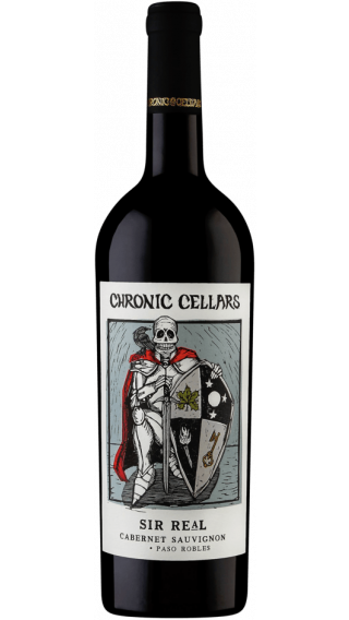 Bottle of Chronic Cellars Sir Real Cabernet Sauvignon 2018 wine 750 ml