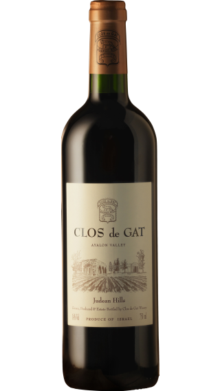 Bottle of Clos de Gat Ayalon Valley 2016 wine 750 ml