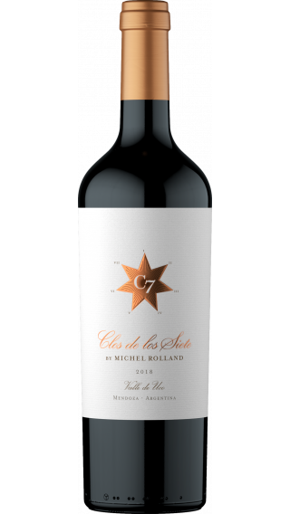 Bottle of Clos de los Siete 2018 wine 750 ml