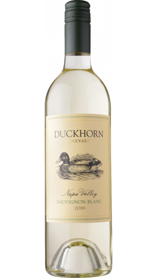 Bottle of Duckhorn Napa Valley Sauvignon Blanc 2016 wine 750 ml