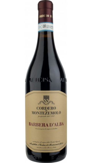 Bottle of Cordero di Montezemolo Barbera d ́Alba 2018 wine 750 ml