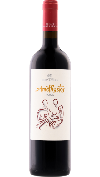 Bottle of Costa Lazaridi Amethystos Red 2022 wine 750 ml