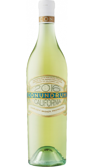 Bottle of Caymus Conundrum White 2019 wine 750 ml