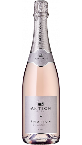 Bottle of Antech Emotion Cremant de Limoux Rose 2016 wine 750 ml