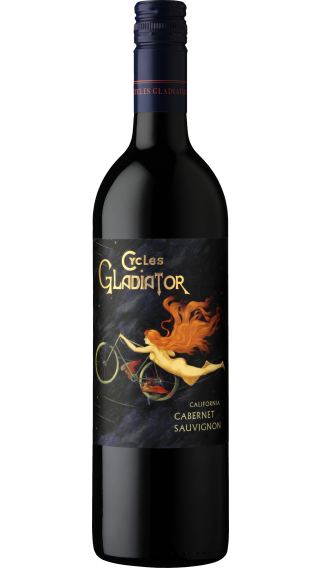 Bottle of Cycles Gladiator Cabernet Sauvignon 2018 wine 750 ml