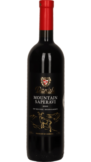 Bottle of Danieli Mountain Saperavi 2020 wine 750 ml