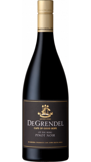 Bottle of De Grendel Op Die Berg Pinot Noir 2017 wine 750 ml