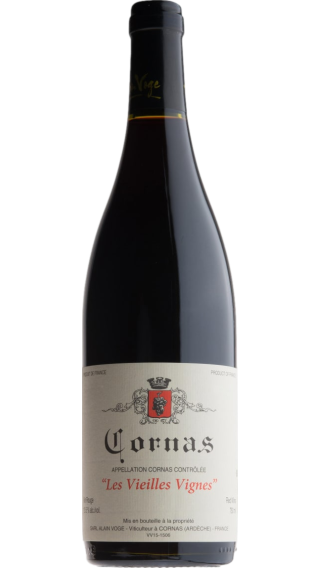 Bottle of Domaine Alain Voge Cornas Les Vieilles Vignes 2017 wine 750 ml