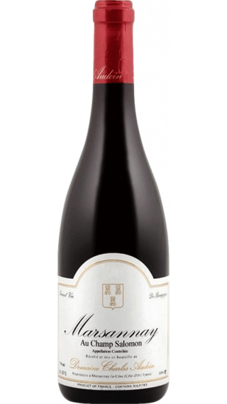 Bottle of Domaine Charles Audoin Au Champ Salomon Rouge 2017 wine 750 ml